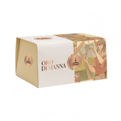 Panettone Oro di Manna, with gianduia chocolate and manna...