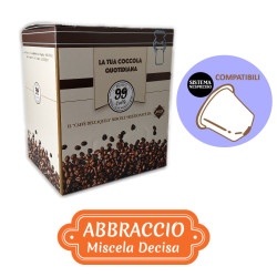 100 Capsule compatibili Nespresso - Abbraccio, Miscela...