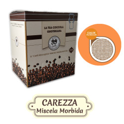 150 Cialde ESE 44mm - Carezza, Miscela Delicata - 99 Caffè