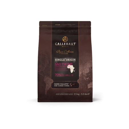 Cioccolato Fondente "Sao Thome" 70% - Sacco da 2,5Kg - Callebaut