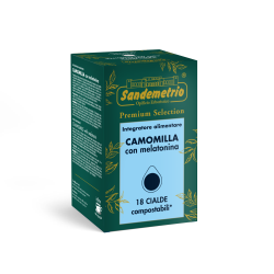 18 Cialde Camomilla con Melatonina  - Sandemetrio