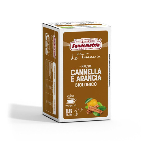 18 Filtri Infuso Cannella e arancia  - Sandemetrio