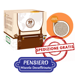 110 Cialde ESE 44mm - Pensiero, Miscela Dek - 99 Caffè