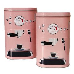 Contenitore Caffè in Latta Decorata – Ideali per la Cucina