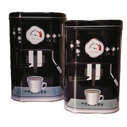 Contenitore Caffè in Latta Decorata – Ideali per la Cucina