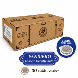 30 Cialde ESE 44mm - Pensiero, Miscela Dek - 99 Caffè