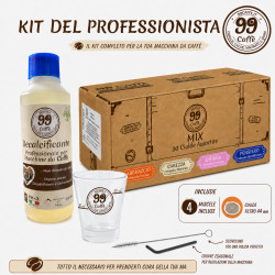Kit del professionista 99 Caffè con chiave di regolazione esagonale - Cialde ESE 44mm