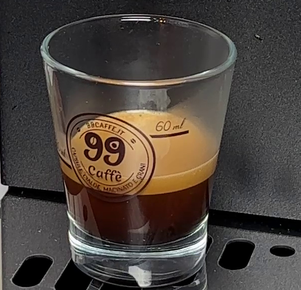 Espresso Bacio con crema