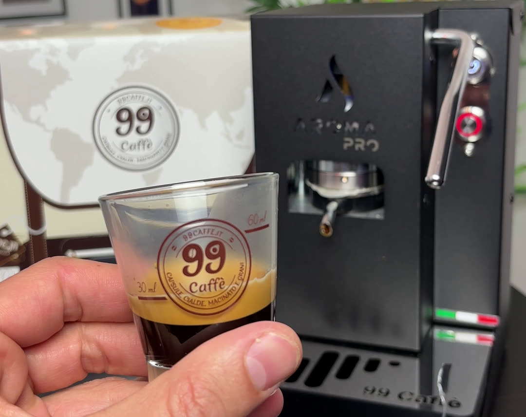 100% Arabica espresso with crema