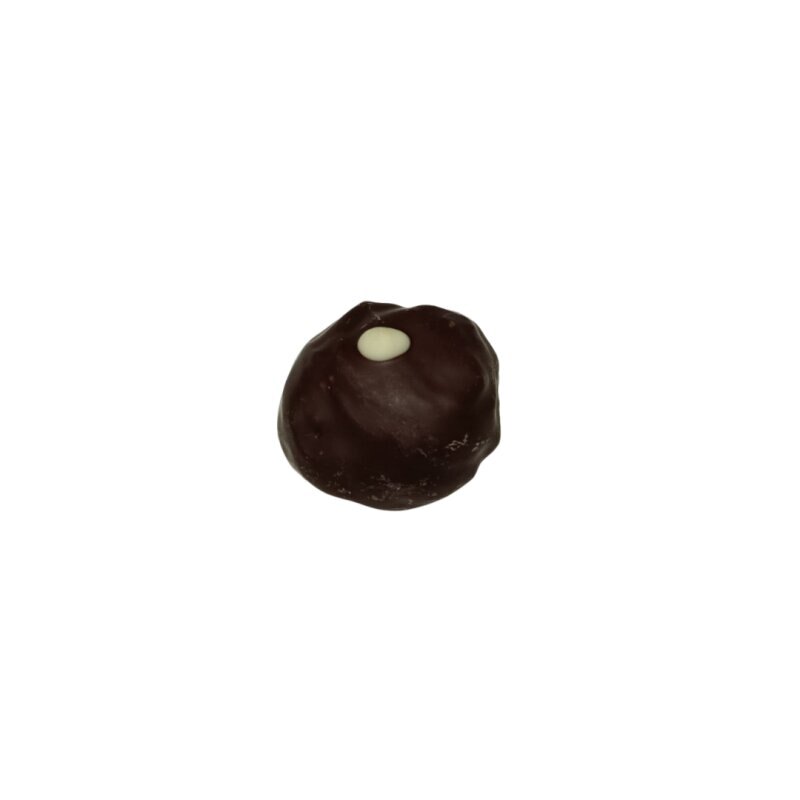 A single Moka Bianchi, dark chocolate with a touch of white