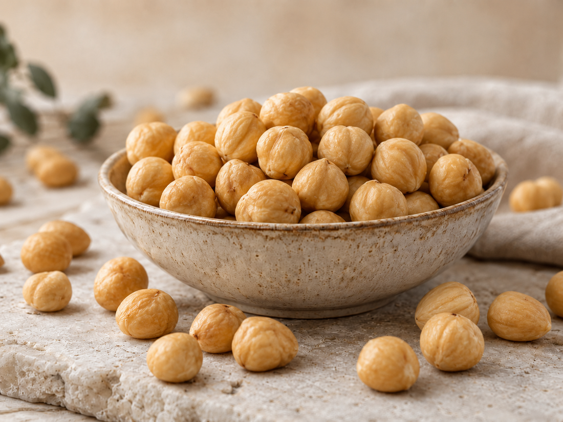 Roasted hazelnuts