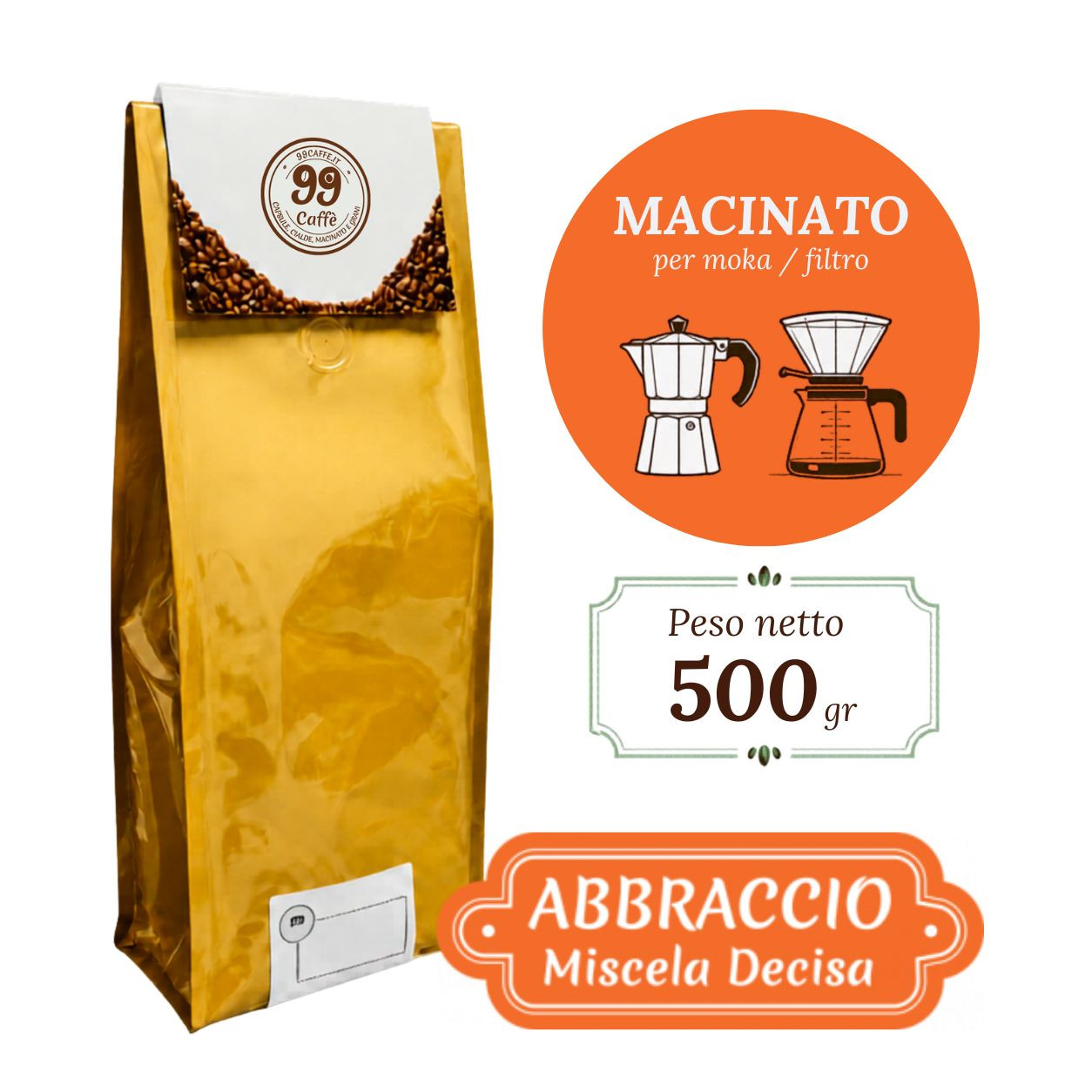Macinato 500g Abbraccio