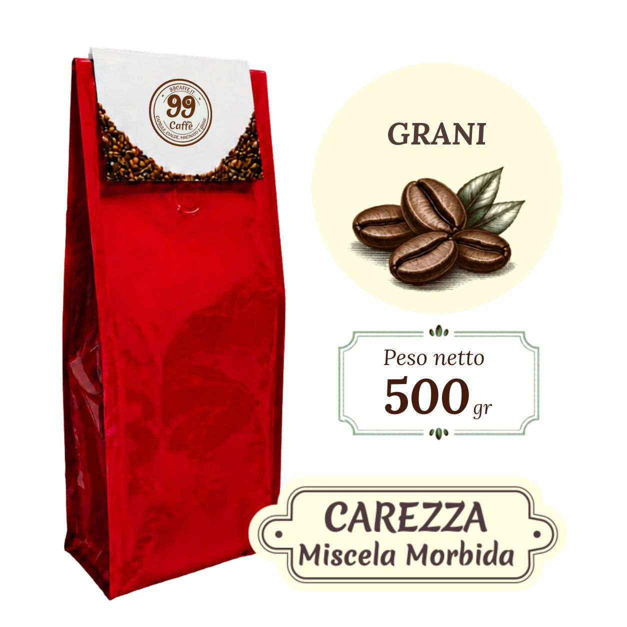 Grani 500g Carezza